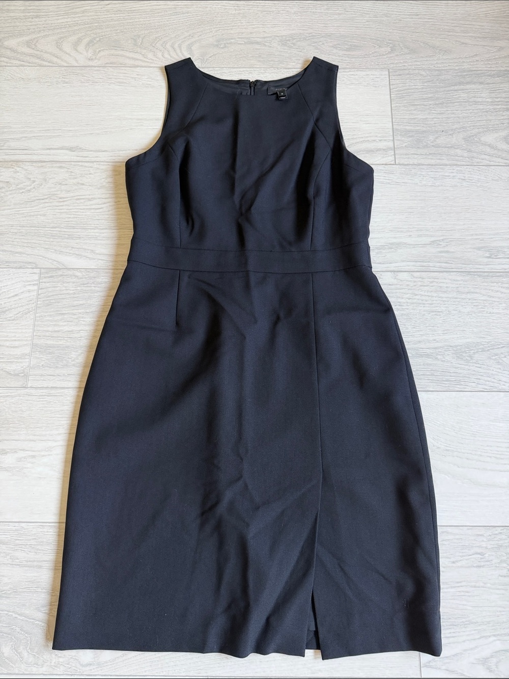 J Crew Classic Black Sheath Dress